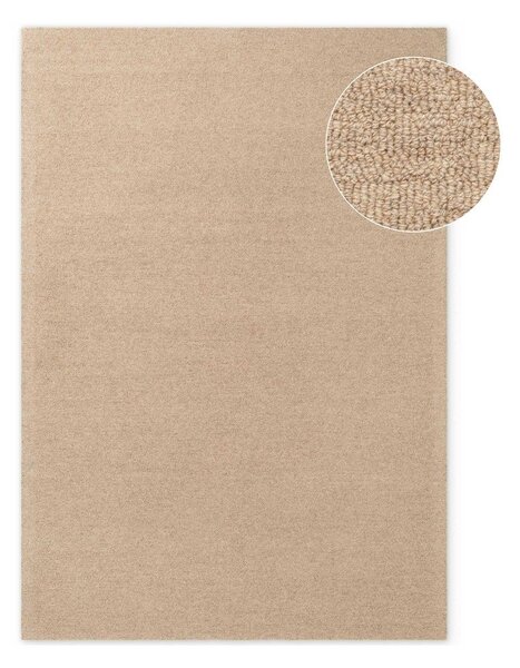 Tappeto di colore naturale in lana tessuto a mano 140x200 cm Puristic Knots – Elle Decoration