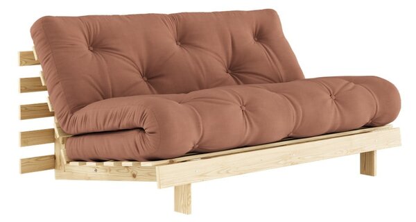 Divano color mattone allungabile 160 cm Roots – Karup Design