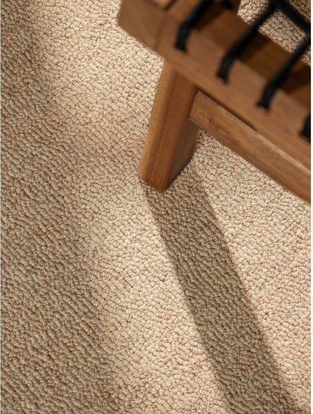 Tappeto di colore naturale in lana tessuto a mano 140x200 cm Puristic Knots – Elle Decoration