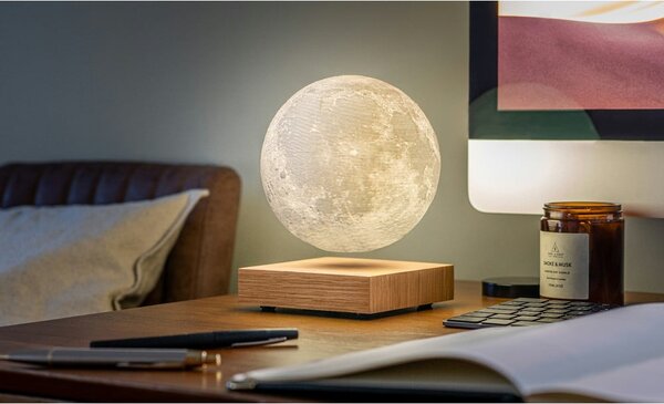 Lampada da tavolo di colore naturale (altezza totale 14 cm) Moon – Gingko
