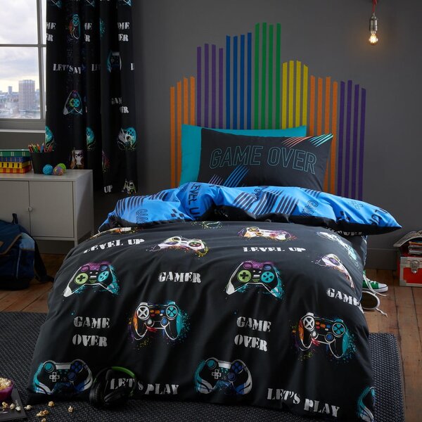 Biancheria da letto per bambini 200x135 cm Game Over - Catherine Lansfield