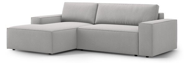 Divano letto angolare grigio chiaro (angolo sinistro) Jodie - Micadoni Home