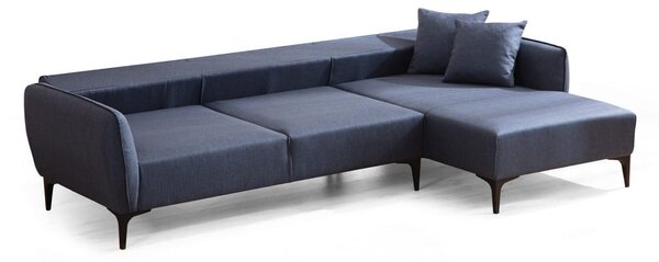 Divano angolare blu, angolo destro - Belissimo - Balcab Home
