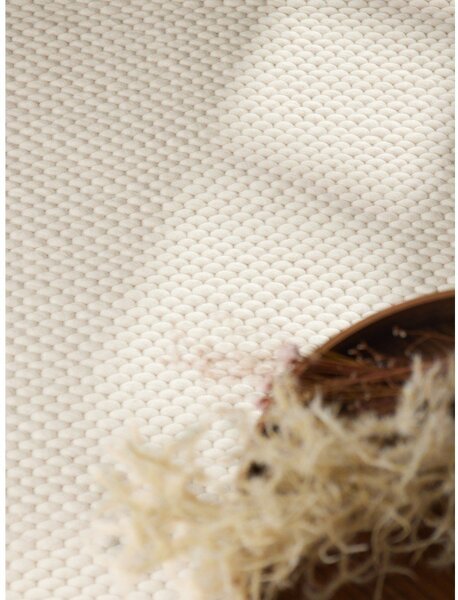 Tappeto color crema in lana tessuto a mano 160x230 cm Lyon Beans – Elle Decoration