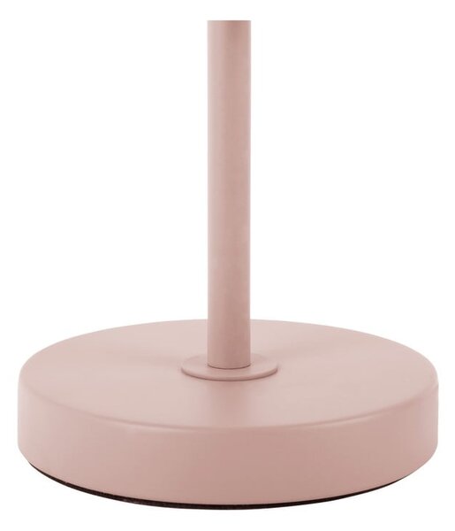 Lampada da tavolo rosa chiaro con paralume in metallo (altezza 36 cm) Office Retro - Leitmotiv