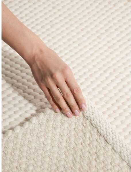 Tappeto color crema in lana tessuto a mano 160x230 cm Lyon Beans – Elle Decoration