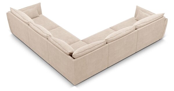 Divano angolare beige (variabile) Vanda - Mazzini Sofas