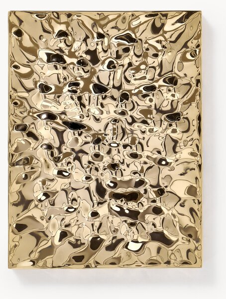 Decorazione da parete con superficie martellata Splash