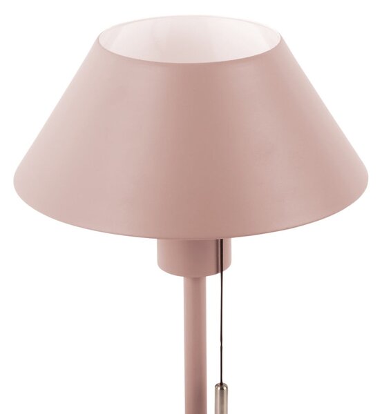 Lampada da tavolo rosa chiaro con paralume in metallo (altezza 36 cm) Office Retro - Leitmotiv