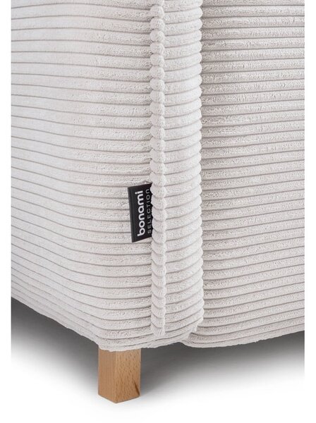 Divano letto in velluto a coste beige 218 cm Tori - Bonami Selection