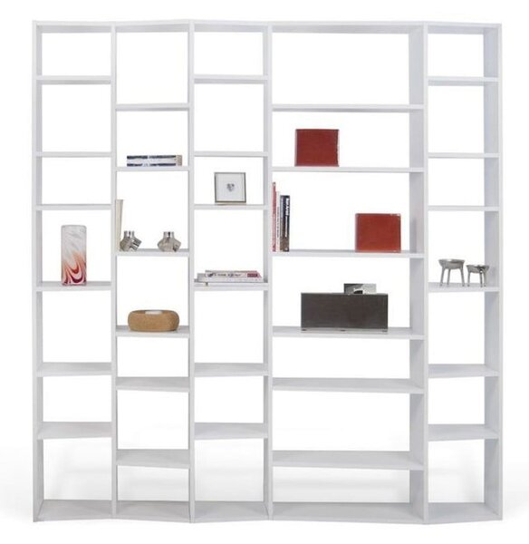 Libreria bianca 216x224 cm Valsa – TemaHome