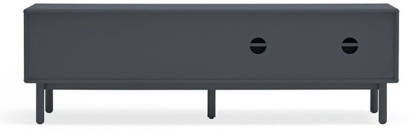 Tavolo TV grigio scuro 180x56 cm Corvo - Teulat