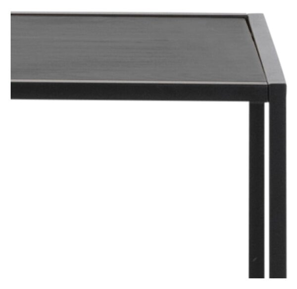 Libreria nera in frassino 114x185 cm Seaford - Actona