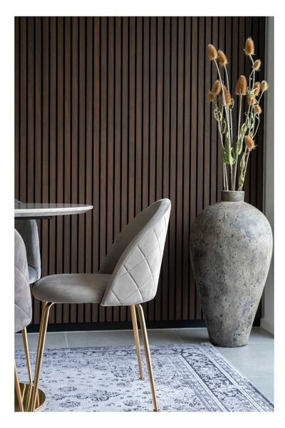 Set di 2 sedie da pranzo in velluto grigio chiaro Geneve - House Nordic