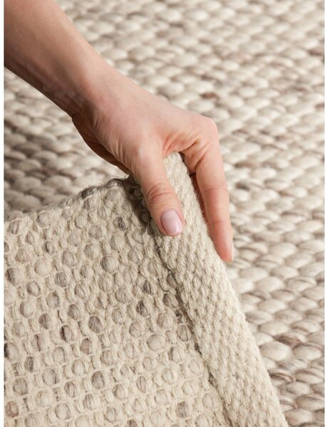 Tappeto beige/di colore naturale in lana tessuto a mano 160x230 cm Lyon Beans – Elle Decoration