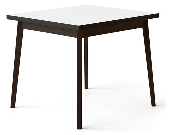 Tavolo da pranzo pieghevole bianco e nero in rovere Hammel , 90 x 90 cm Single - Hammel Furniture