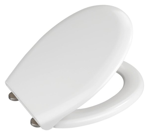 Sedile per wc bianco con chiusura facilitata , 44,5 x 37 cm Rieti - Wenko