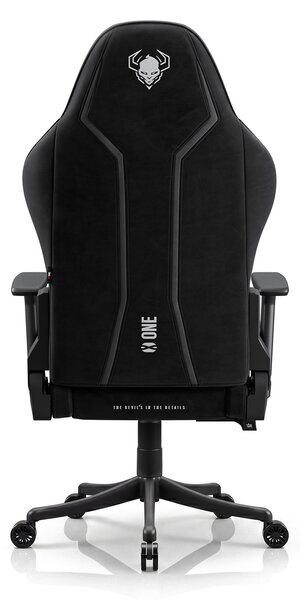 Sedia gaming in tessuto nera Diablo X-One 2.0 Burned Black Small