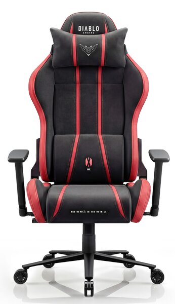 Sedia gaming in tessuto nero-rosso Diablo X-One 2.0 Bloody Mary King