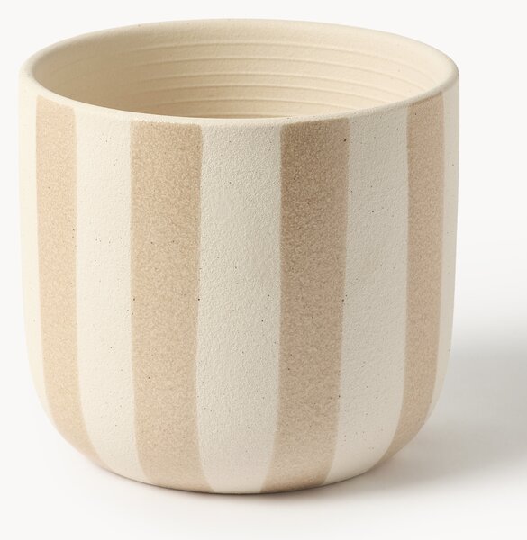 Portavaso dipinto a mano Ellen, alt. 15 cm