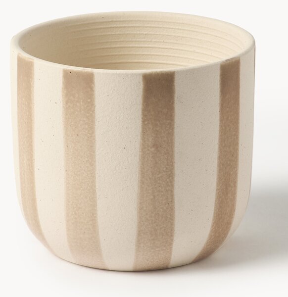 Portavaso dipinto a mano Ellen, alt. 12 cm