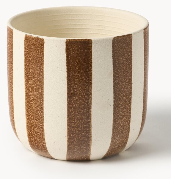 Portavaso dipinto a mano Ellen, alt. 15 cm