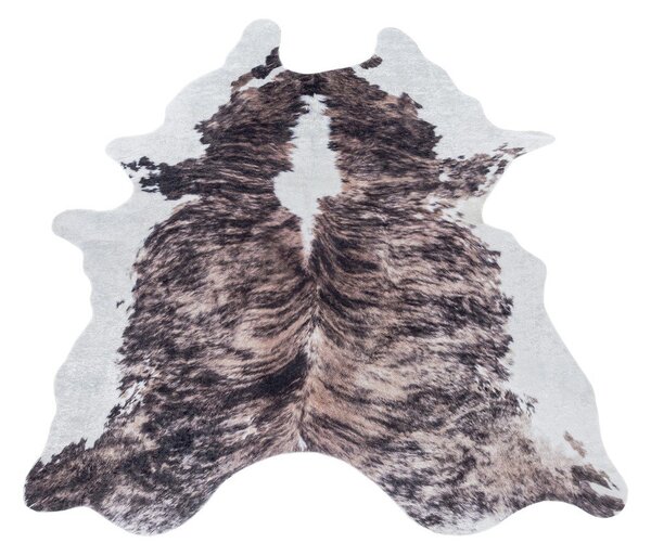 Pelliccia marrone scuro sintetica 100x135 cm Etosha – Ayyildiz Carpets