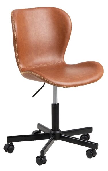Sedia da ufficio marrone cognac Batilda - Actona