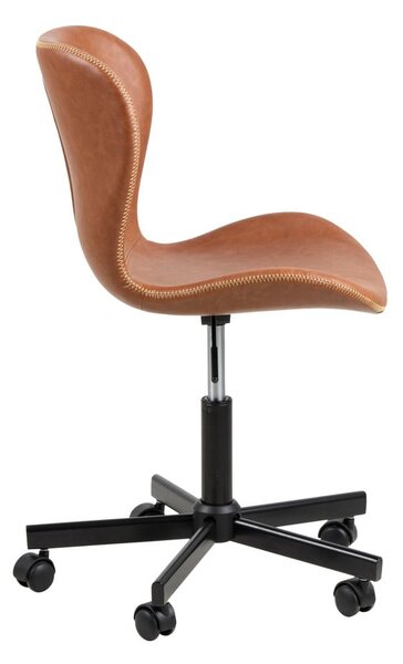 Sedia da ufficio marrone cognac Batilda - Actona