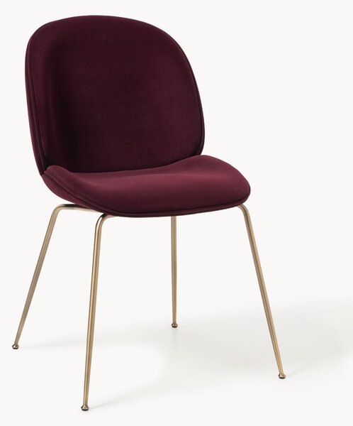 WESTWING x GUBI, Sedia da pranzo in velluto Beetle by Delia Lachance
