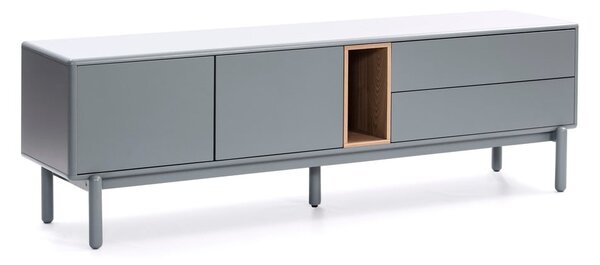 Tavolo TV blu-grigio 180x56 cm Corvo - Teulat