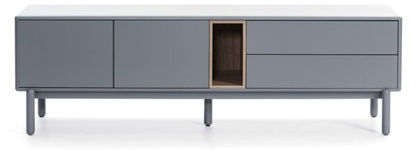 Tavolo TV blu-grigio 180x56 cm Corvo - Teulat