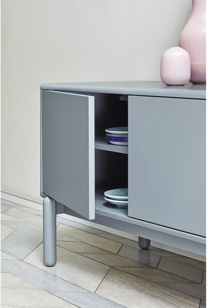 Tavolo TV blu-grigio 180x56 cm Corvo - Teulat