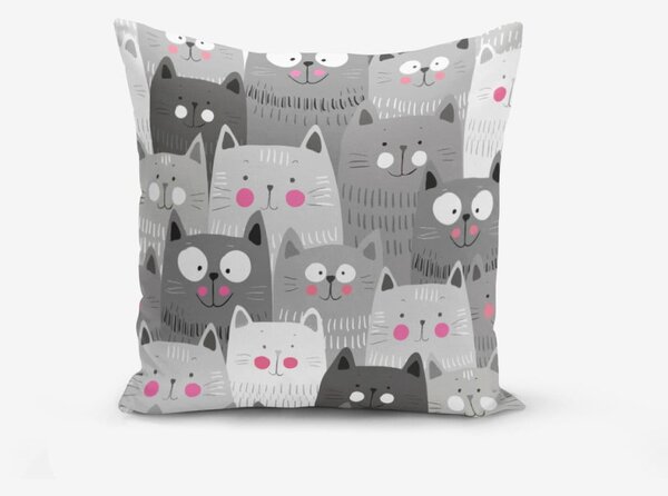 Federa in misto cotone Catty, 45 x 45 cm Catcikler - Minimalist Cushion Covers