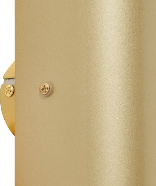 Lampada da parete moderna oro 2 luci - Gotthard