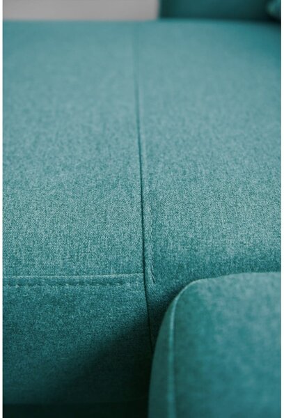Divano letto variabile turchese ad angolo Pop - Bonami Selection