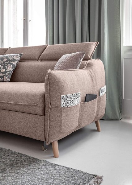 Divano letto angolare beige (angolo sinistro) Sweet Harmony - Miuform