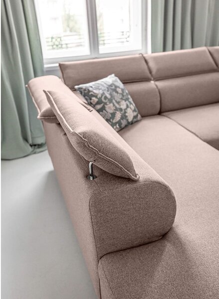 Divano letto angolare beige (angolo sinistro) Sweet Harmony - Miuform