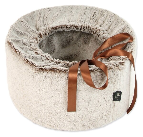 Cuccia marrone chiaro per gatto ø 40 cm Magic Cat – Plaček Pet Products