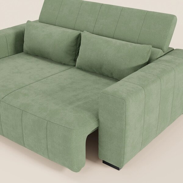 Doric divano 3 posti con sedute allungabili tramite relax elettrico -