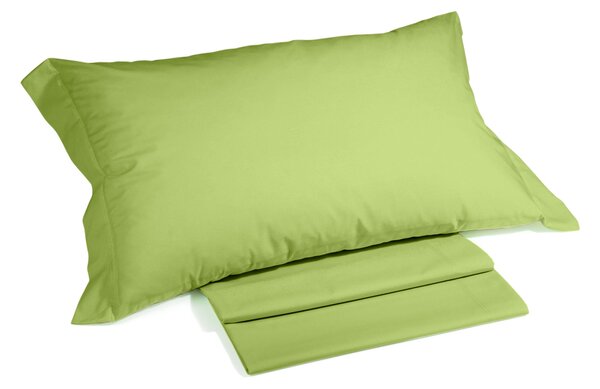Completo Lenzuola In Cotone Cotone Tinta Unita Singolo Caleffi Tinta Unita Menta Caleffi