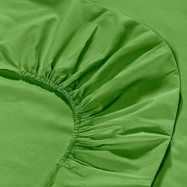 Completo Lenzuola In Cotone Cotone Tinta Unita Singolo Caleffi Tinta Unita Verde Caleffi