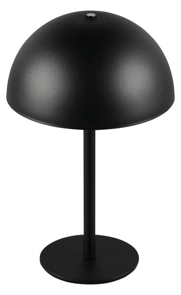 Lampada da tavolo LED nera opaca con paralume in metallo (altezza totale 21 cm) Munoz – Reality