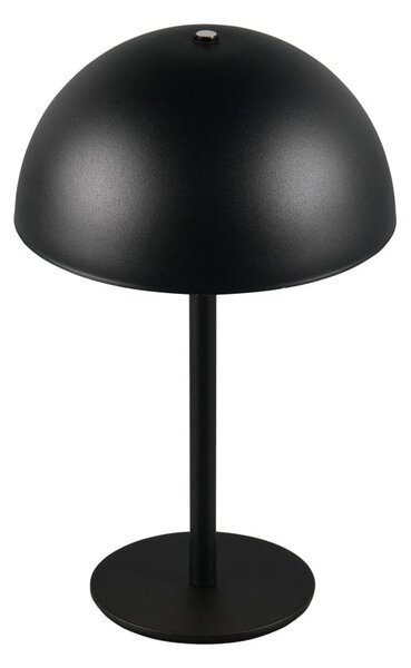 Lampada da tavolo LED nera opaca con paralume in metallo (altezza totale 21 cm) Munoz – Reality