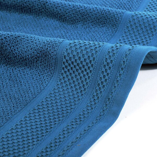 Telo Bagno In Cotone Gim CM. 90X140 Spugnissima Tinta Unita Blu Caleffi