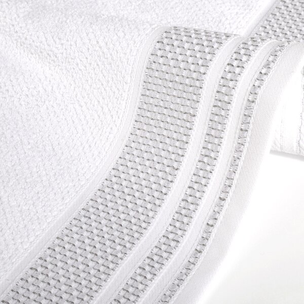 Telo Bagno In Cotone Gim CM. 90X140 Spugnissima Tinta Unita Bianco Caleffi