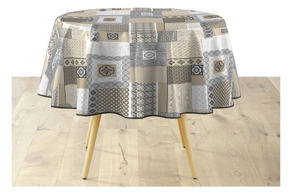 Tovaglia in PVC adatta per pulizia con panno umido ø 160 cm Costa – douceur d'intérieur