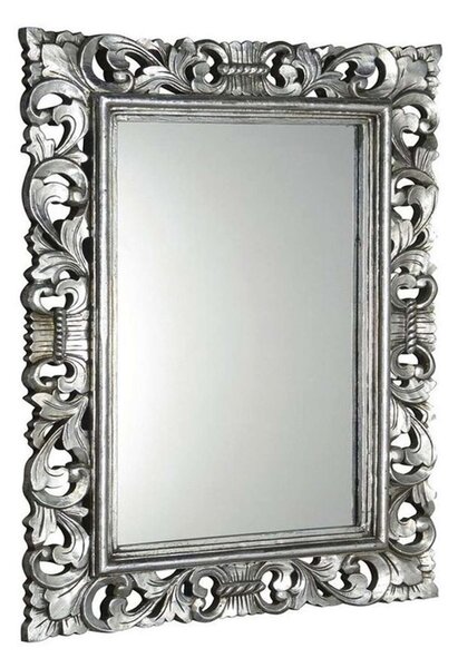 Sapho Scule - Specchio con cornice, 700 x 1000 mm, color argento IN156