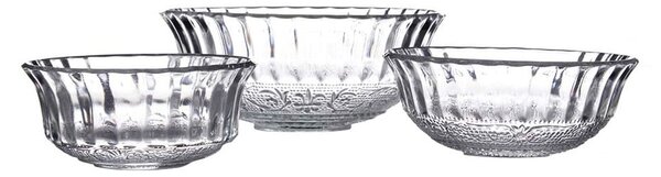 Ciotoline in set in vetro 3 pz Romance – Casa Selección