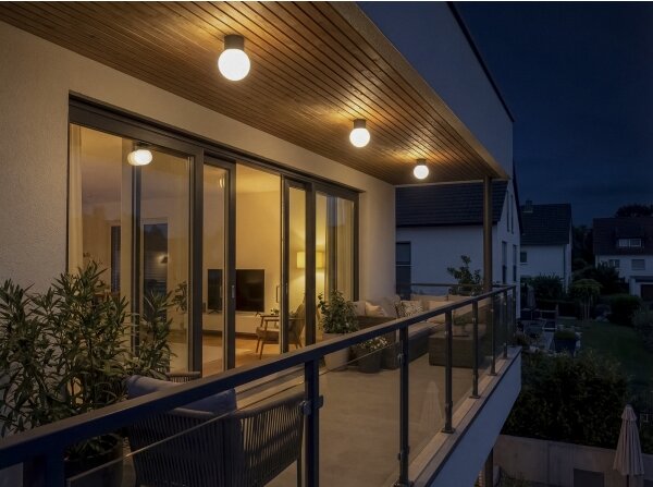Kanlux 46082 - Faretto per esterni STONO 1xE27/15W/230V IP65 antracite